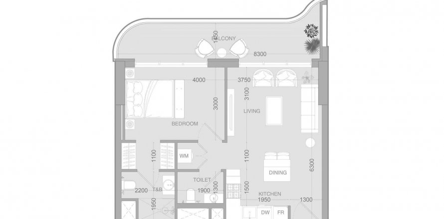 Apartment in ALTA V1EW in Jumeirah Village Circle, Dubai, UAE 1 bedroom, 66.85 sq.m. № 619367