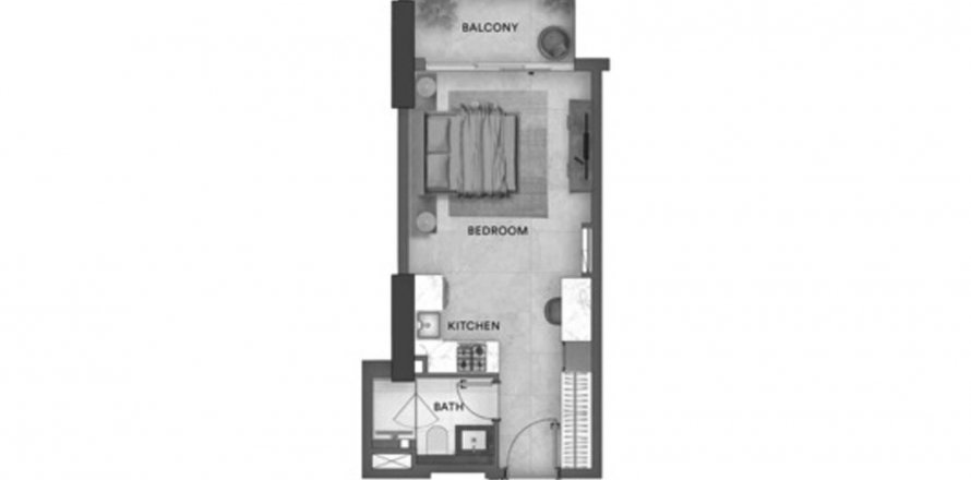 Byt v Urban Park Residences v Dubai Sports City, SAE 38.83 m² Č.: 599798