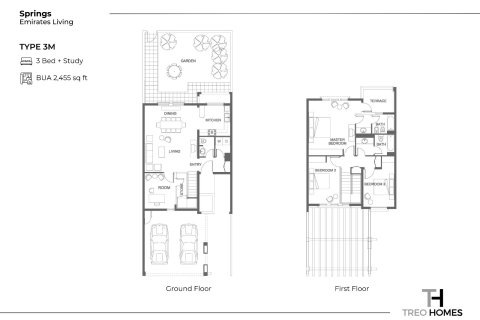 Üürile anda villa asukohaga The Springs, Dubai, AÜE: 3 magamistoaga, 228.08 m² Nr 734024 - pilt 21