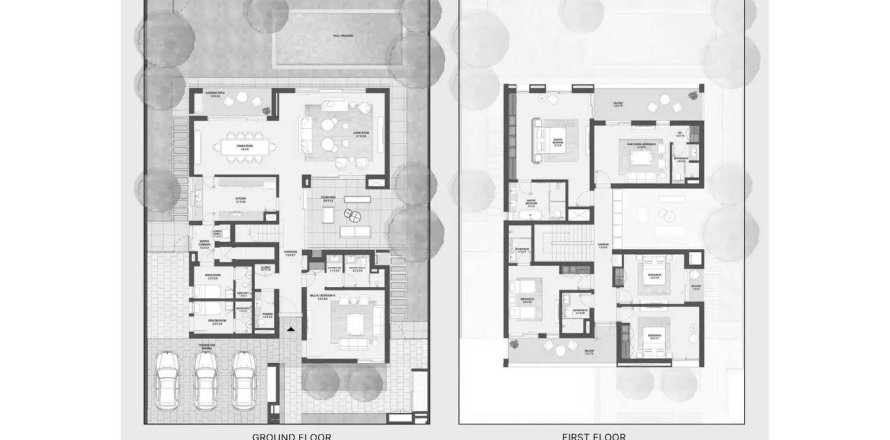 Khalifa City、Abu Dhabi、UAEにあるヴィラ 6ベッドルーム、512.27 m2 No739772