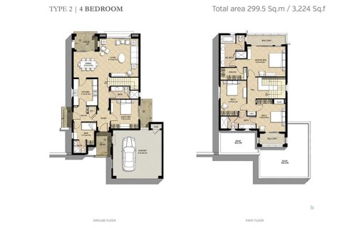Vila di Arabian Ranches 2, Dubai, UEA 4 kamar tidur, 299.52 m2 nomor 758881 - foto 23