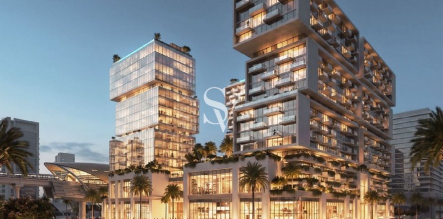 Apartmán v Downtown Jebel Ali, Dubai, SAE 2 spálne, 102 m2 č. 721552
