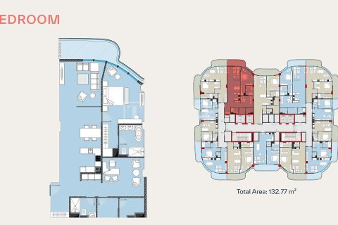 Apartment til salg i Dubai, UAE 1 soveværelse, 81 kvm № 702845 - foto 28