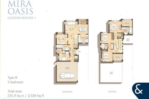 Villa til salg i Reem, Dubai, UAE 3 soveværelser, 236 kvm № 667668 - foto 15