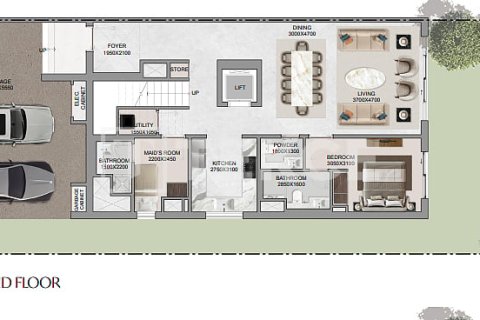 Városi lakóépület itt: Dubai Land, EAE, 4 hálószoba, 252 m², azonosító: 760617 - fénykép 11