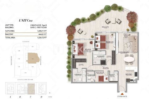 Купити квартиру в Мохаммед Бин Рашид Сити, Дубай, ОАЕ 3 кімнати, 140м2, № 760616 - фото 27