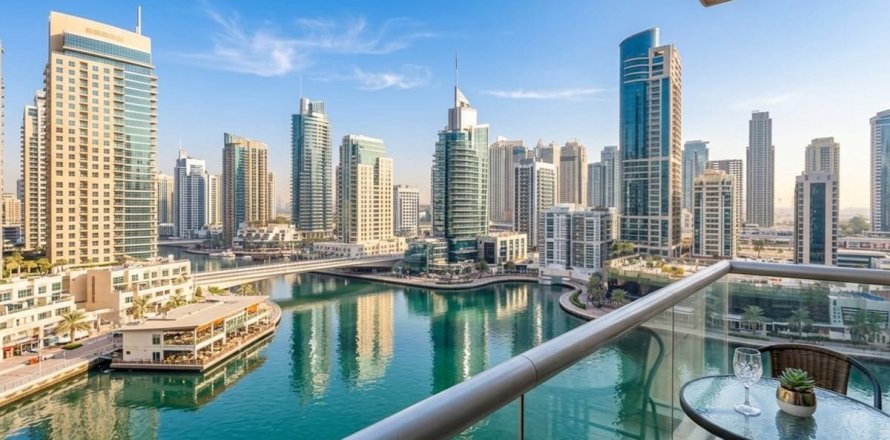 Apartmen di Dubai Marina, UAE 1 bilik tidur, 74 meter persegi № 716018