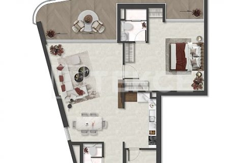 Apartemen di Al Marjan Island, Ras Al Khaimah, UEA 1 kamar tidur, 90 m2 nomor 597763 - foto 13