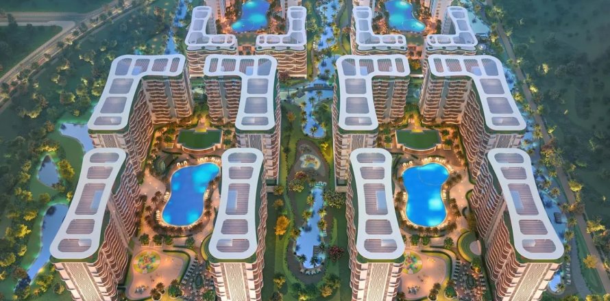 Apartmen di Damac Lagoons, Dubai, UAE 1 bilik tidur, 129 meter persegi № 681159