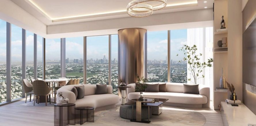 Dubai, UAE의 아파트 침실 1개, 76.8제곱미터 번호 621565
