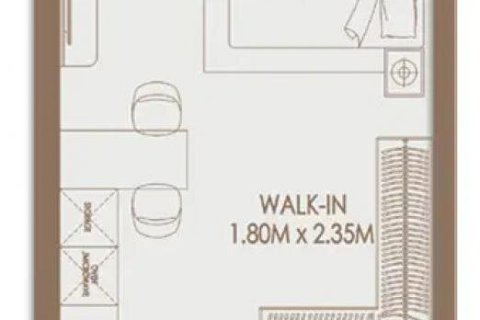 Apartament në Dubai, Emiratet e Bashkuara Arabe 1 dhomë, 39 m2. № 753950 - Foto 17
