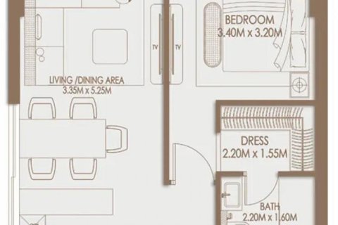 Huoneisto Dubai, Arabiemiraatit 1 makuuhuone, 70 m2 № 753951 - kuva 16