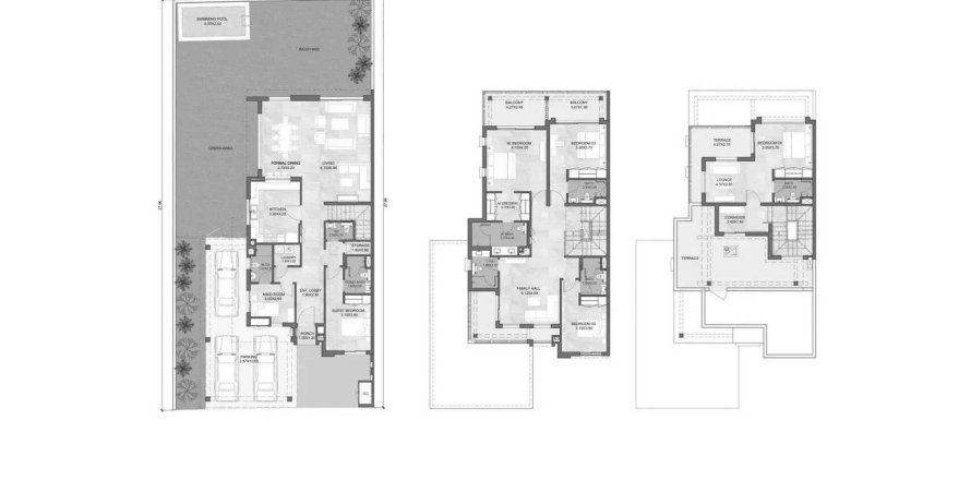 Vila di Hayat 6 di Dubai South (Dubai World Central), UEA 5 kamar tidur, 456.62 m2 nomor 715952