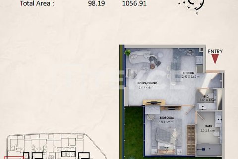 Apartment in Dubai Land, UAE 1 bedroom, 82 sq.m. № 722861 - photo 18
