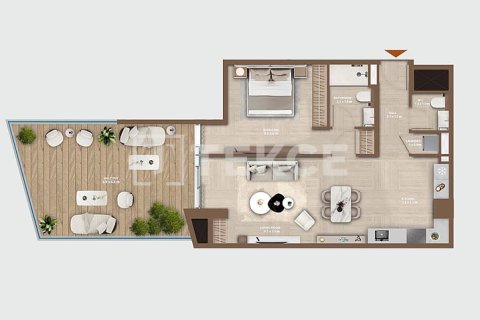 Wohnung zum Verkauf in Dubai, VAE 1 Schlafzimmer, 67 m2 Nr. 722862 - Foto 9