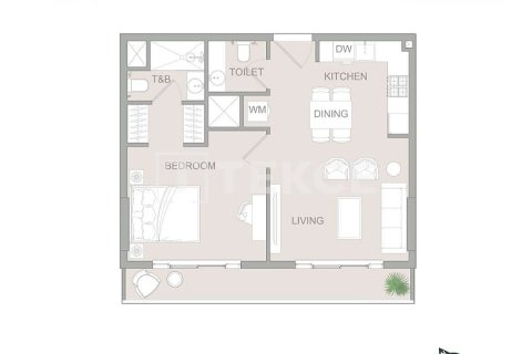 Byt v Al Satwa, Dubai, SAE 1 ložnice, 75 m² Č.: 694724 - fotografie 24