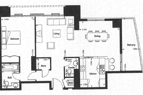 Apartament de închiriat în Downtown Dubai (Downtown Burj Dubai), Dubai, EAU 1 dormitor, 106 mp.  №698216 - poză 25