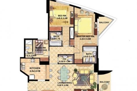 Apartment in Jumeirah Lake Towers, Dubai, UAE 2 bedrooms, 123.3 sq.m. № 624315 - photo 2