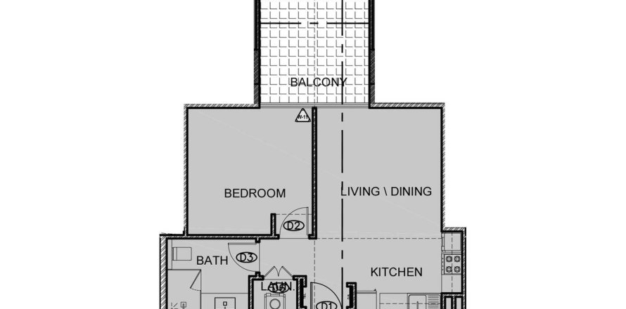 Lakás a X 11 lakóparkban itt: Dubai South (Dubai World Central), EAE, 1 hálószoba, 58 m², azonosító: 698593
