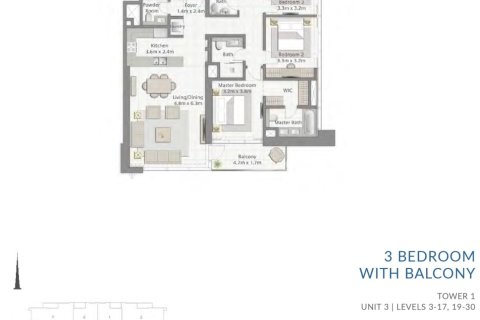 Müüa korter asukohaga Dubai Creek Harbour (The Lagoons), Dubai, AÜE: 1 magamistoaga, 67 m² Nr 704621 - pilt 6
