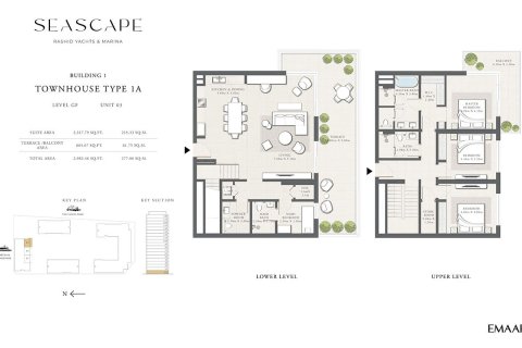 Lägenhet till försäljning i Mina Rashid, Dubai, UAE 1 sovrum, 72 kvm Nr. 704618 - fotografi 12