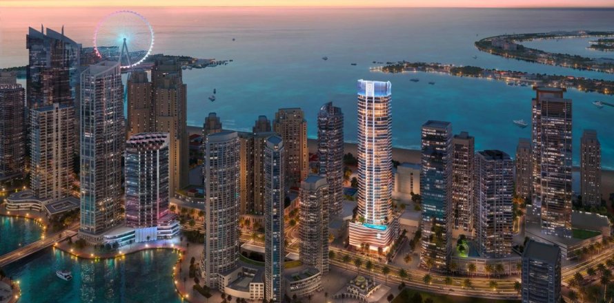 Korter asukohaga Dubai Marina, AÜE: 1 magamistoaga, 77.19 m² Nr 598956