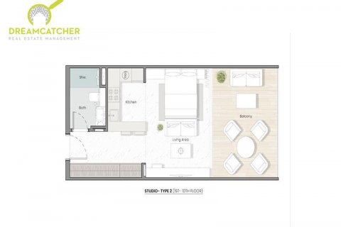 Byt v Al Marjan Island, Ras Al Khaimah, SAE 48.7 m² Č.: 588564 - fotografie 10