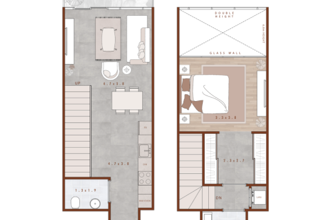 Apartman u Jumeirah Village Circle, Dubai, UAE 1 soba, 41 m2 Br. 732575 - fotografija 7