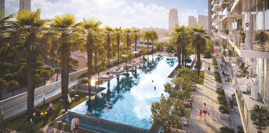 阿联酋 Dubai Jumeirah Village Circle 公寓  1 房, 33 平方米 , 编号 732570