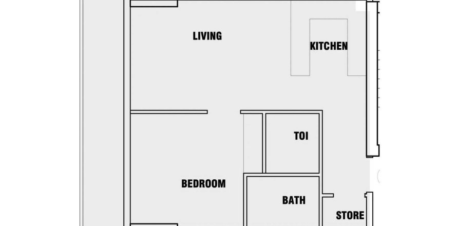 Apartmán v Celesto Tower v Dubai Land, SAE 1 spálňa, 77.84 m2 č. 704232
