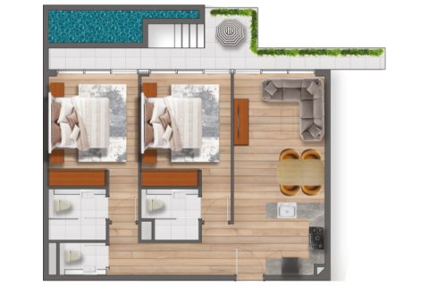 Müüa korter asukohaga Dubai Studio City, AÜE: 1 magamistoaga, 36 m² Nr 732517 - pilt 8