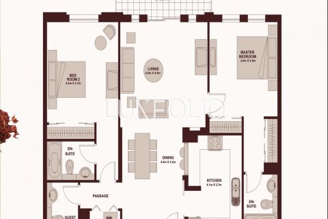 Old Town, Dubai, BAE’de satılık daire 2 yatak odası, 124 m&sup2; No 627498 - fotoğraf 14