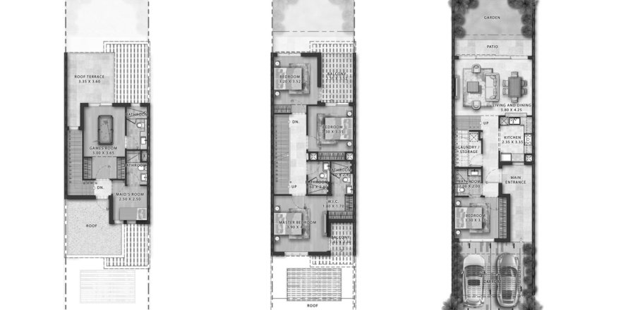 Rijtjeshuis in Dubai Land, Dubai, VAE 5 slaapkamers, 263 vr.m. nr 702053