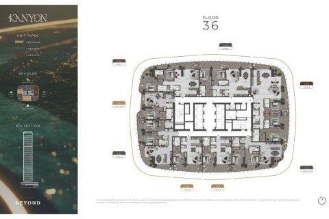 Apartament në Maritime City, Dubai, Emiratet e Bashkuara Arabe 1 dhomë gjumi, 74 m2. № 704361 - Foto 16