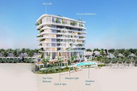 Byt v Al Marjan Island, Ras Al Khaimah, SAE 3 ložnice, 180.4 m² Č.: 611630 - fotografie 2