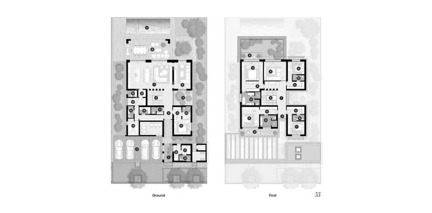 Villa i Al Hudayriat Island, Abu Dhabi, UAE 5 soveværelser, 546.92 kvm № 714073
