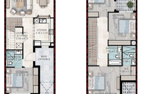 וילה למכירה ב Dubai, איחוד האמירויות 4 חדרי שינה, 144 מ"ר, מספר 700012 - תמונה 10