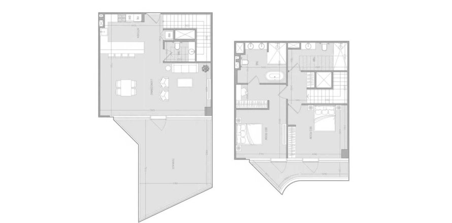 Korter asukohaga A1LA Residence asukohaga Al Reem Island, Abu Dhabi, AÜE: 2 magamistoaga, 176 m² Nr 695908