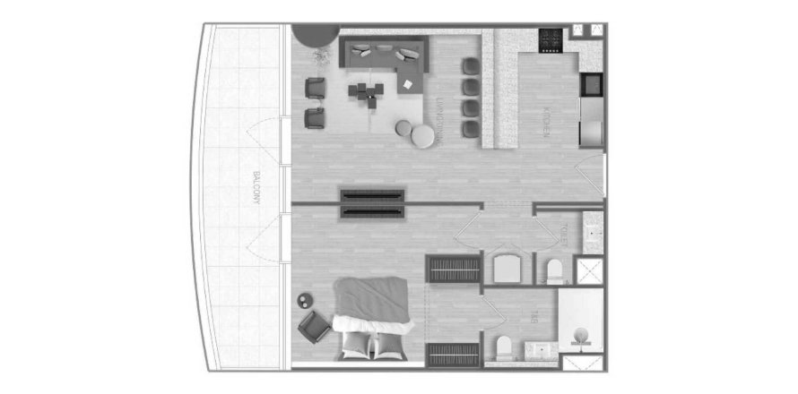 شقة في جزيرة الريم، أبو ظبي 1 غرفة نوم ، 76 متر مربع . ر قم 695906