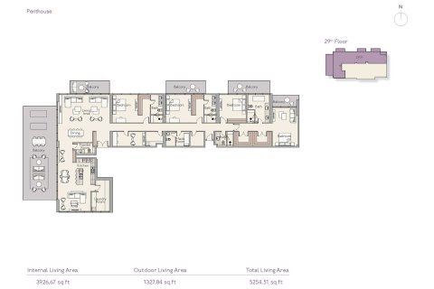 Apartment in THE HIGHBURY in Mohammed Bin Rashid City, Dubai, UAE 4 bedrooms, 286 sq.m. № 704877 - photo 5