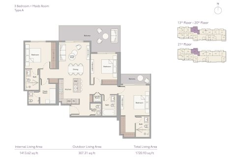Apartment in THE HIGHBURY in Mohammed Bin Rashid City, Dubai, UAE 4 bedrooms, 286 sq.m. № 704877 - photo 9