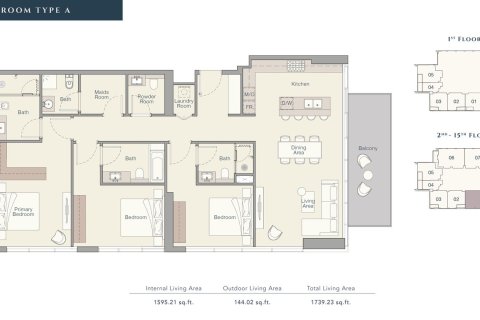 Apartment in THE QUAYSIDE RESIDENCES in Business Bay, Dubai, UAE 1 room, 50 sq.m. № 704879 - photo 10