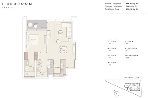 Apartment in ONE RIVER POINT in Business Bay, Dubai, UAE 1 room, 45 sq.m. № 704881 - photo 6