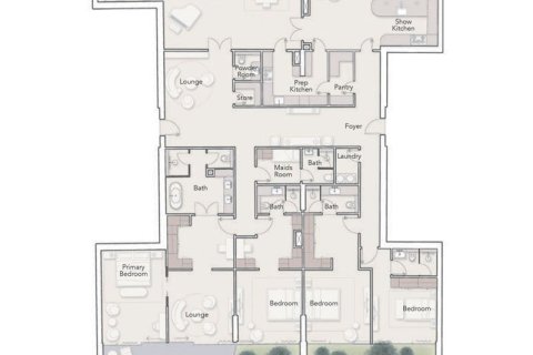 پنت هاوس برای فروش در  Palm Jumeirah، Dubai، امارات متحده عربی  5 خوابه ، 1304 متر مربع ، شماره 704878 - تصویر 10