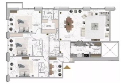Lakás itt: Dubai Marina, EAE, 1 hálószoba, 81 m², azonosító: 704665 - fénykép 13