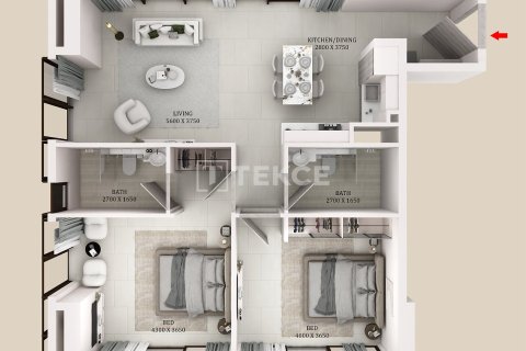 Leilighet til salgs i Dubai Sports City, Dubai, Emiratene 1 soverom, 75 kvm Nr. 738774 - Foto 17