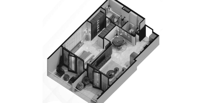 Apartamento en Dubai South (Dubai World Central), Dubai, EAU 1 dormitorio, 60 m² № 646219