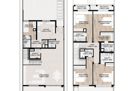 فيلا للبيع في الشارقة، الإمارات العربية المتحدة 4 غرفة نوم ، 251 متر مربع ، رقم 690150 - صورة 15
