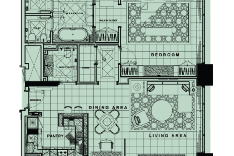 Byt v Abu Dhabi, SAE 1 ložnice, 92 m² Č.: 690154 - fotografie 5