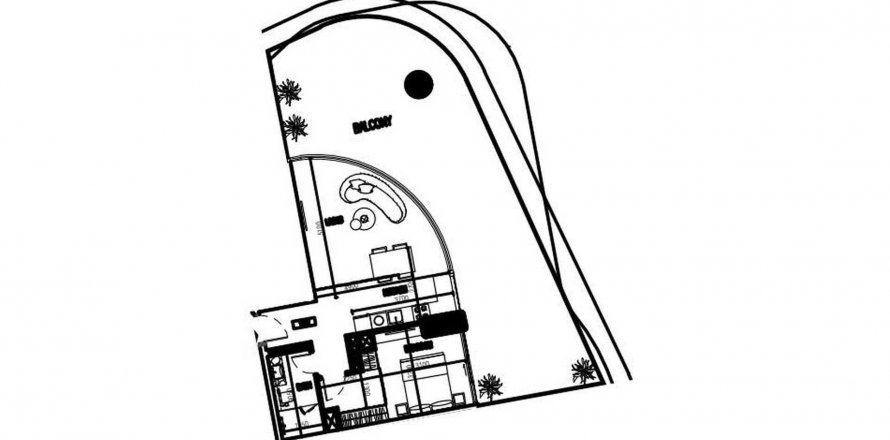Byt v MANTA BAY v Al Marjan Island, Ras Al Khaimah, SAE 1 ložnice, 121.8 m² Č.: 570307